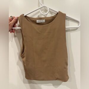 Aritzia Babaton Muscle Tank Small - Nude